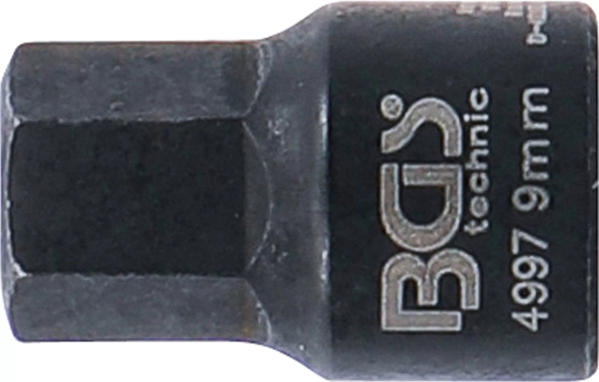 BRAKE CALLIPER SOCKET | INTERNAL HEXAGON | EXTRA SHORT | 9 MM (4997)