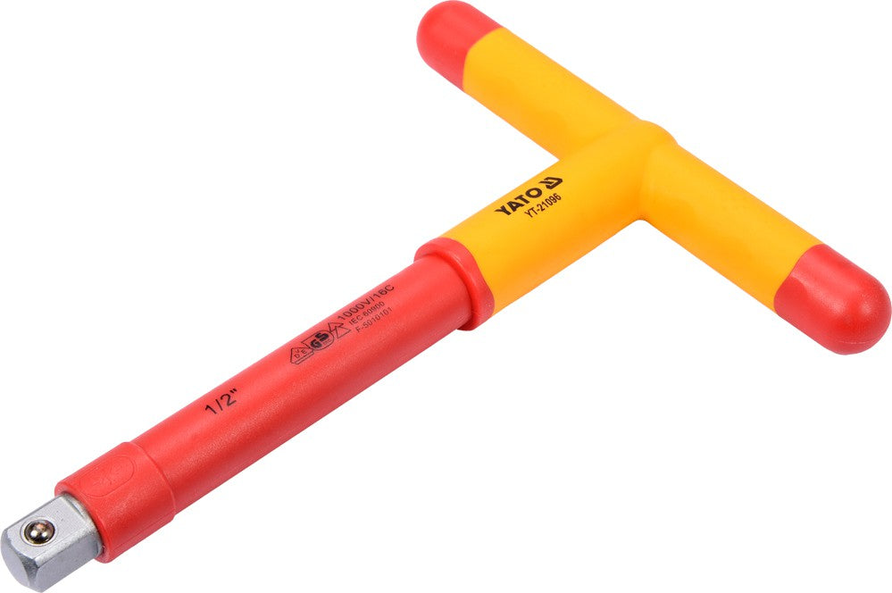 INSULATED T-HANDLE WRENCH 1/2" 200MM VDE (YT-21096)