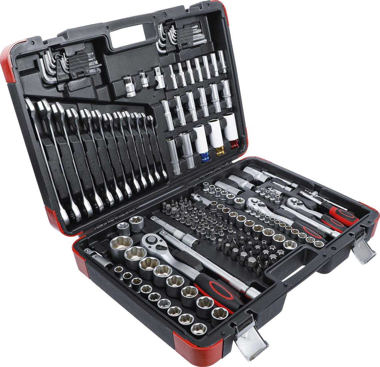 SOCKET SET | 6.3 MM (1/4") / 10 MM (3/8") / 12.5 MM (1/2") DRIVE | 176 PCS. (15217)