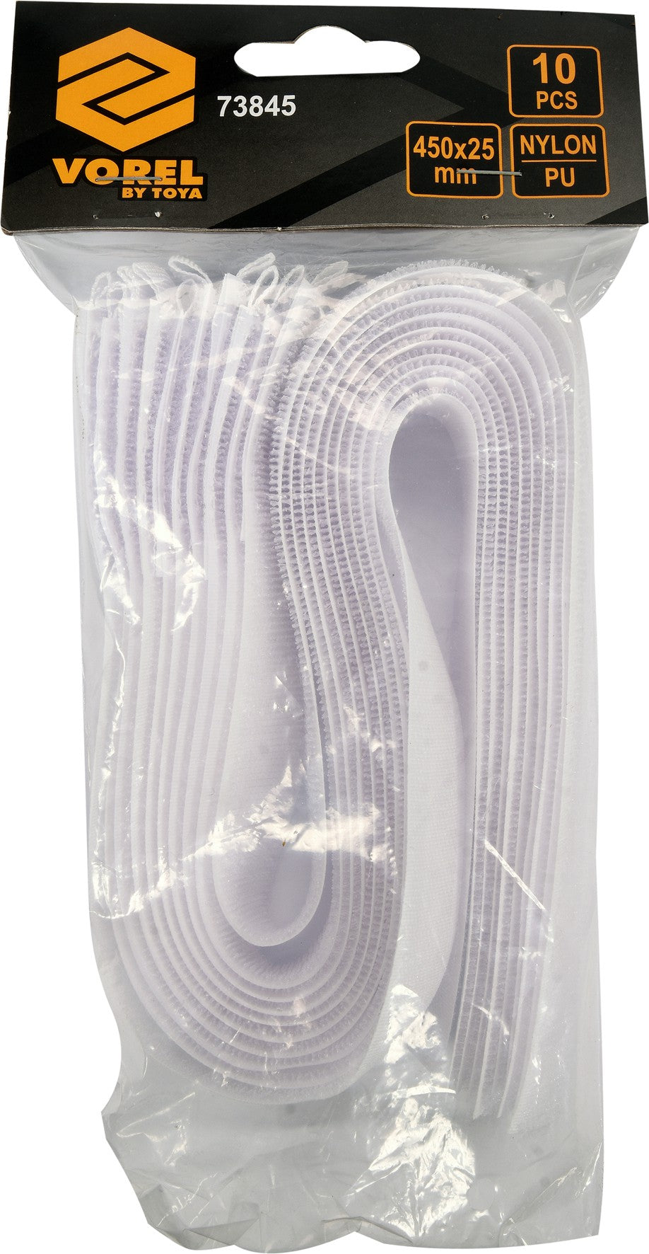 HOOK AND LOOP CABLE TIES 450MM 10PCS (73845)