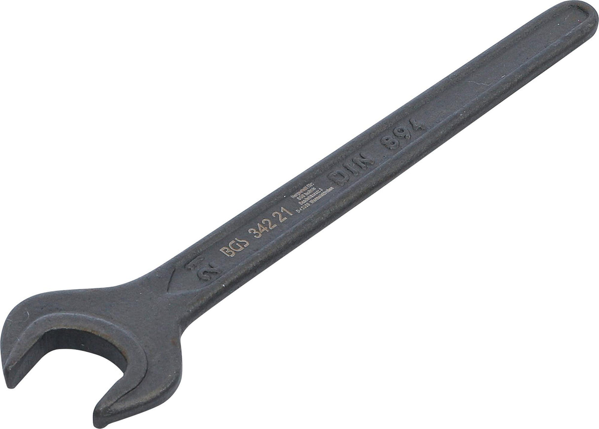 SINGLE OPEN END SPANNER | DIN 894 | 21 MM (34221)