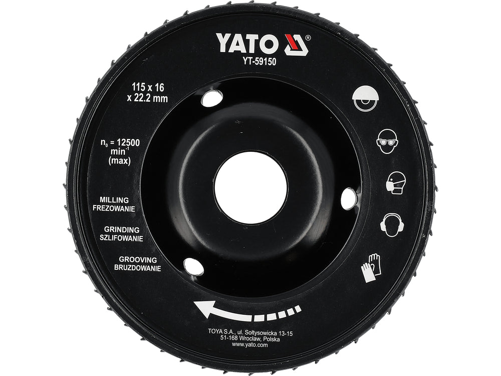 SAW RASP DISC 115MM (YT-59150)