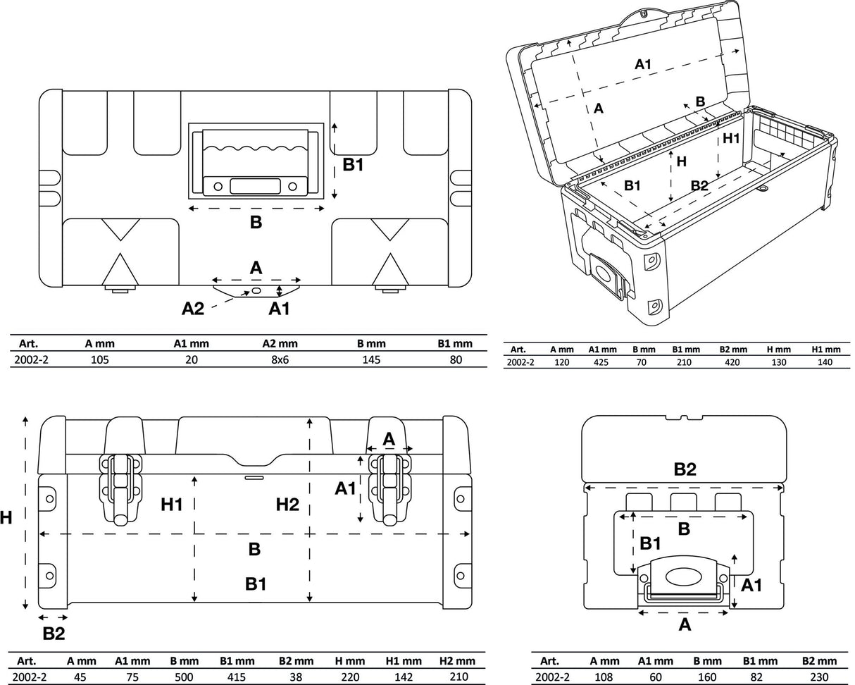 HARD-TOP TOOL CASE ATTACHMENT | FOR BGS 2002 (2002-2)