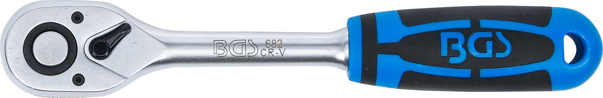 REVERSIBLE RATCHET | STRAIGHT DESIGN | FINE TOOTH | 12.5 MM (1/2") (682)
