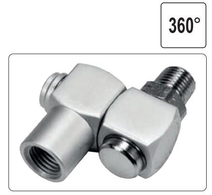 AIR HOSE SWIVEL CONNECTOR 1/4" (YT-24130)