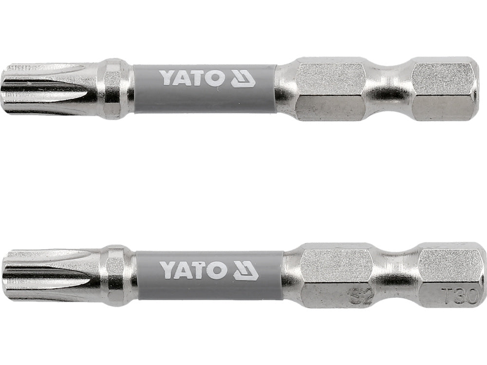 SCREWDRIVER BITS 1/4 50MM T30 2 PCS NI (YT-78035)