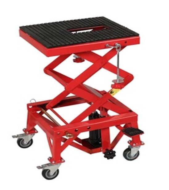 MOTORCYCLE JACK | WITH WHEELS | 300 LBS (JC-2)