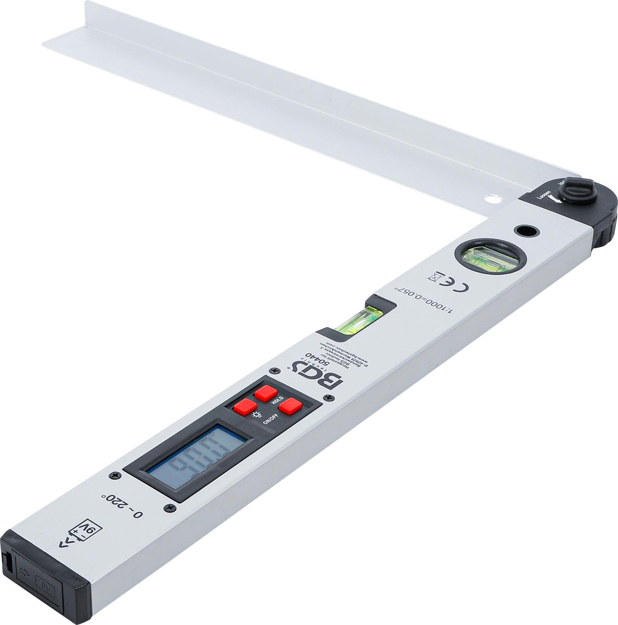 DIGITAL LCD PROTRACTOR WITH LEVEL | 450 MM (50440)
