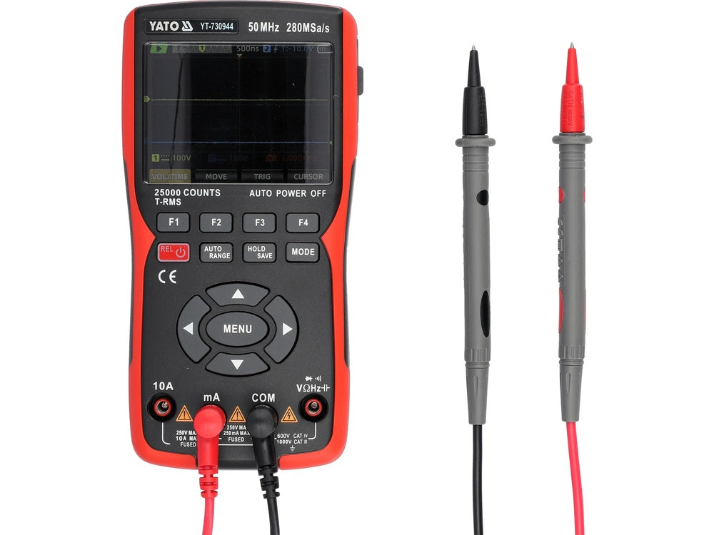 3 IN 1 OSCILOSCOPE, MULTIMETER, GENERATOR 280MSA/A 50MHZ (YT-730944)