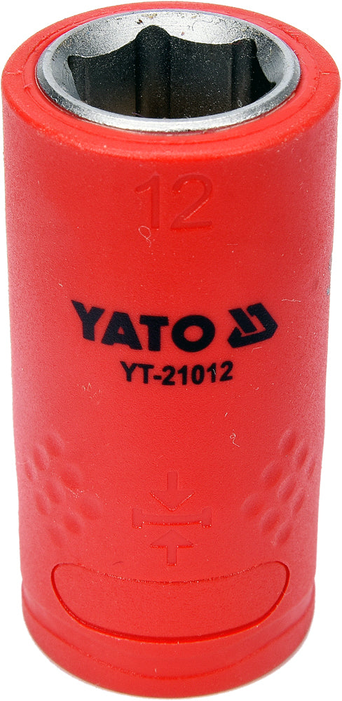 INSULATED HEXAGONAL SOCKET 12MM 3/8" VDE (YT-21012)