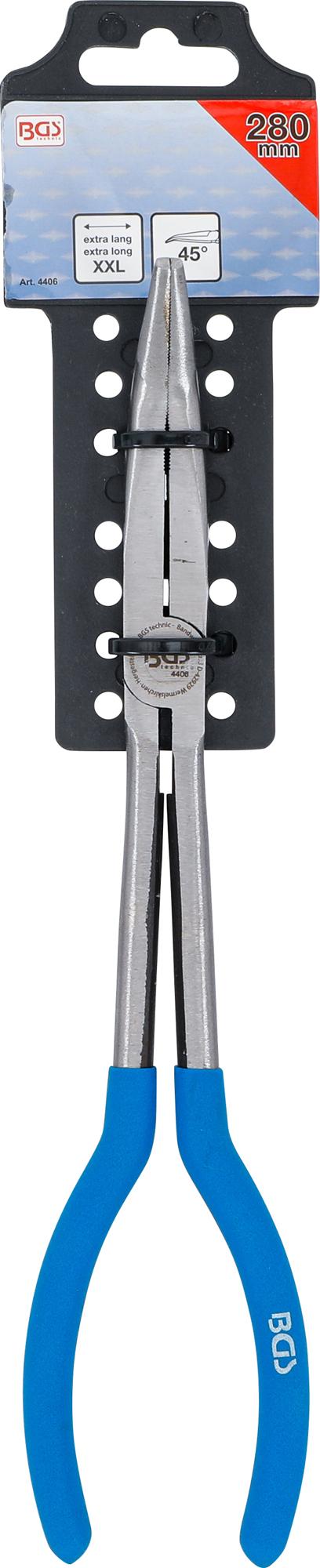 BENT NOSE PLIERS | EXTRA LONG | BENT 45° | 280 MM (4406)