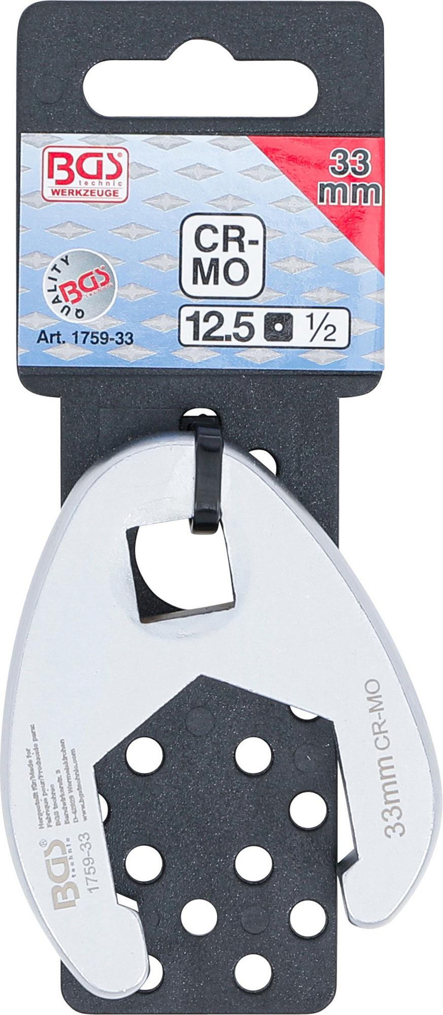 CROWFOOT SPANNER | 12,5 MM (1/2") DRIVE | 33 MM (1759-33)