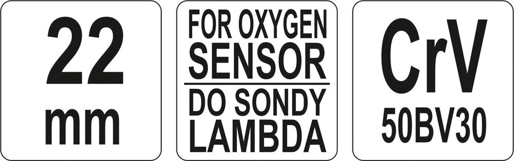 O2 SENSOR SOCKET 7/8" (YT-1754)