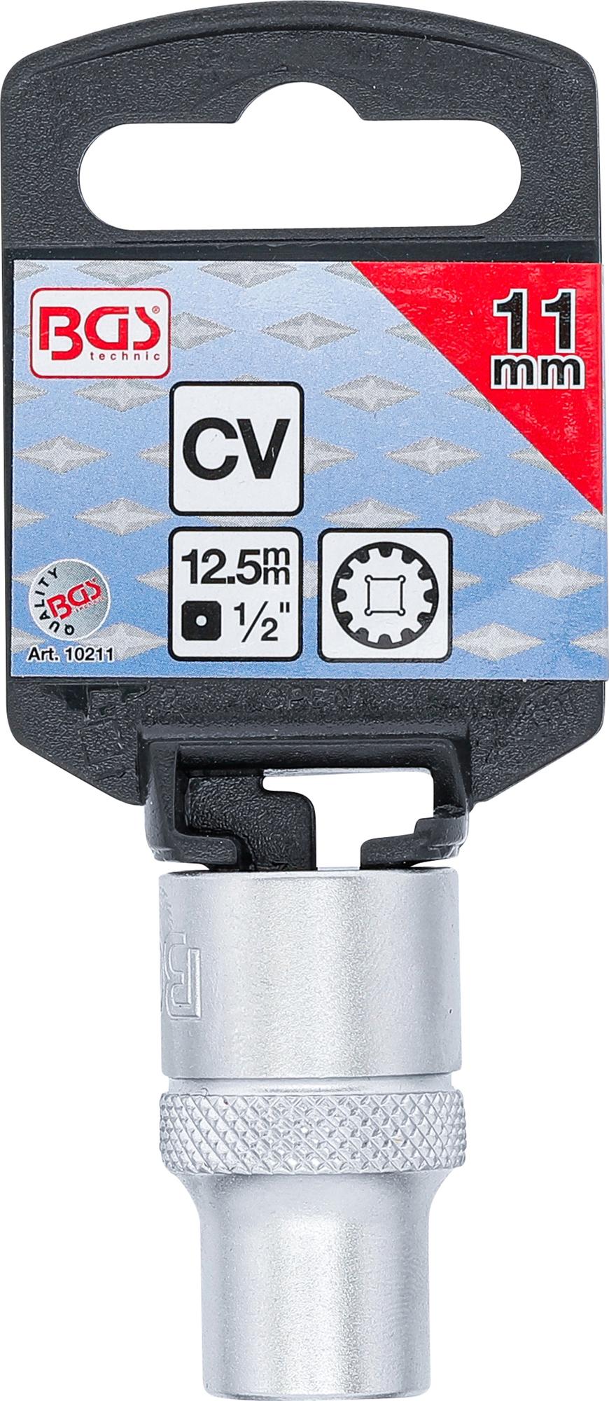 SOCKET, GEAR LOCK | 12,5 MM (1/2") DRIVE | 11 MM (10211)
