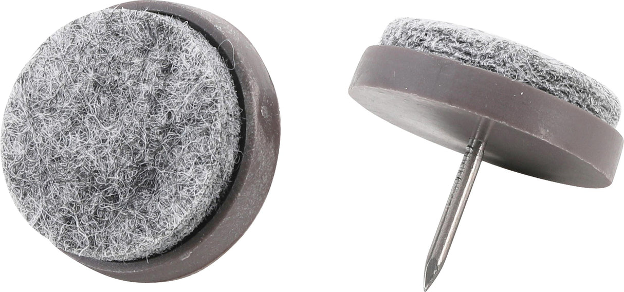 FELT PADS SET | WITH PIN | Ø 24 MM | 20 PCS. (80868)
