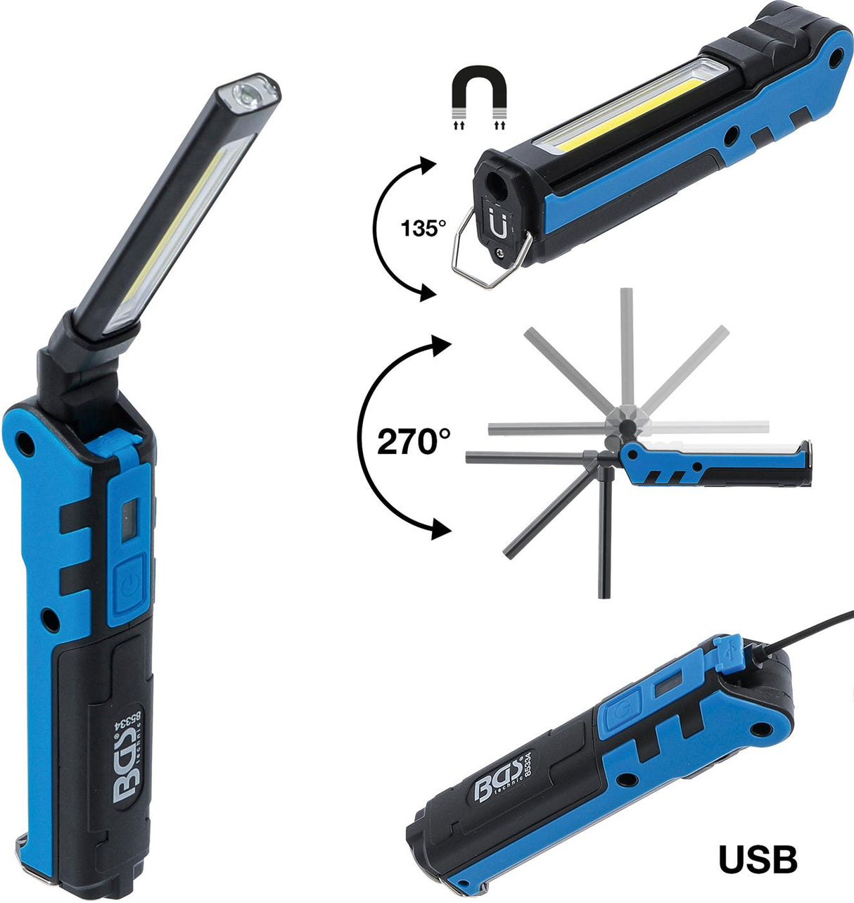 CORDLESS BENDY LAMP | COB-LED | 5 W (85334)
