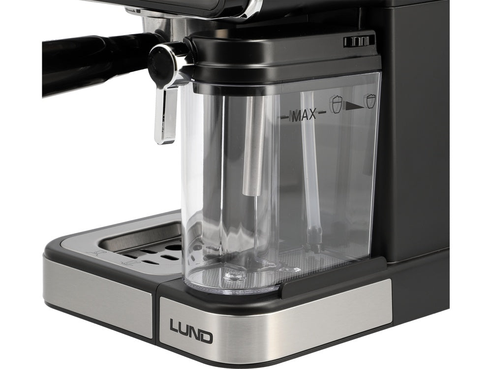 PRESSURE COFFEE MAKER WITH MILK FROTHER 1350W (68502)