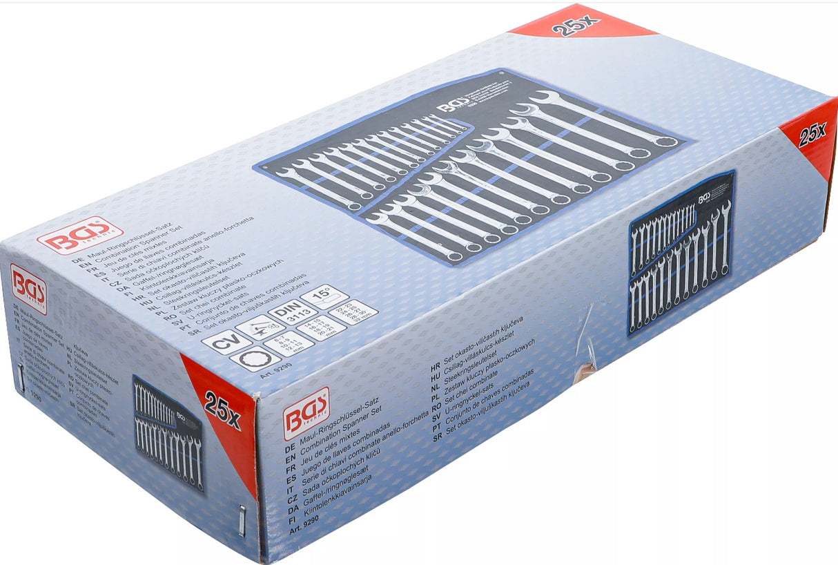 COMBINATION SPANNER SET | 6 - 32 MM | 25 PCS. (9290)