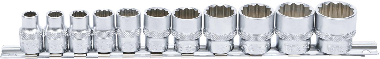 SOCKET SET, 12-POINT | 10 MM (3/8") DRIVE | INCH SIZES | 11 PCS. (9112)