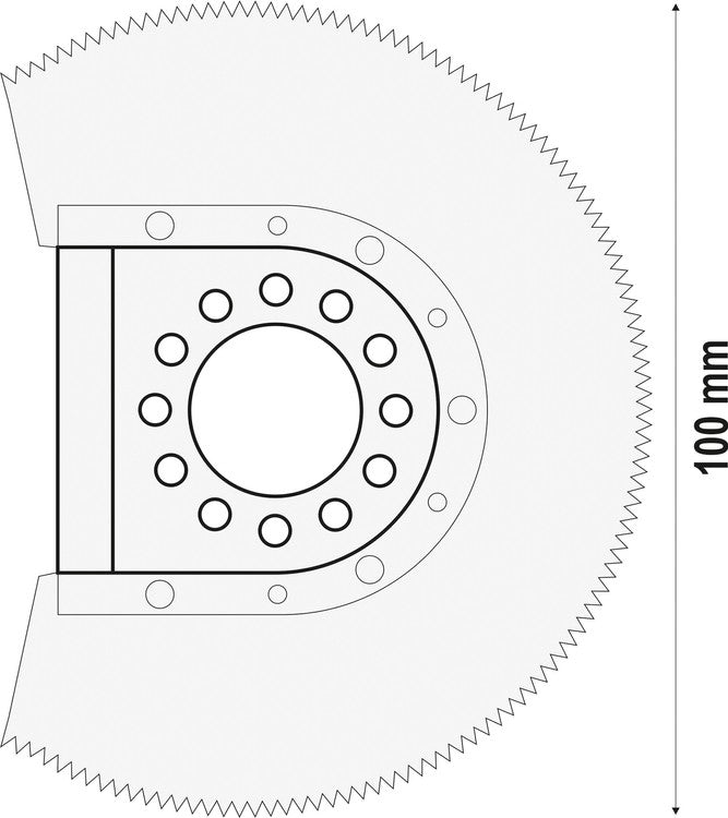 BLADE BIM-TIN W: 100MM (YT-34701)