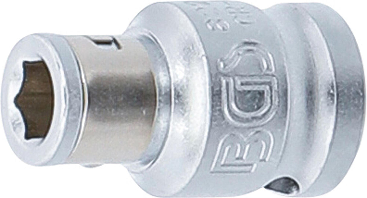 BIT ADAPTOR WITH RETAINING BALL | 10 MM (3/8") DRIVE | INTERNAL HEXAGON 6.3 MM (1/4") (8225)
