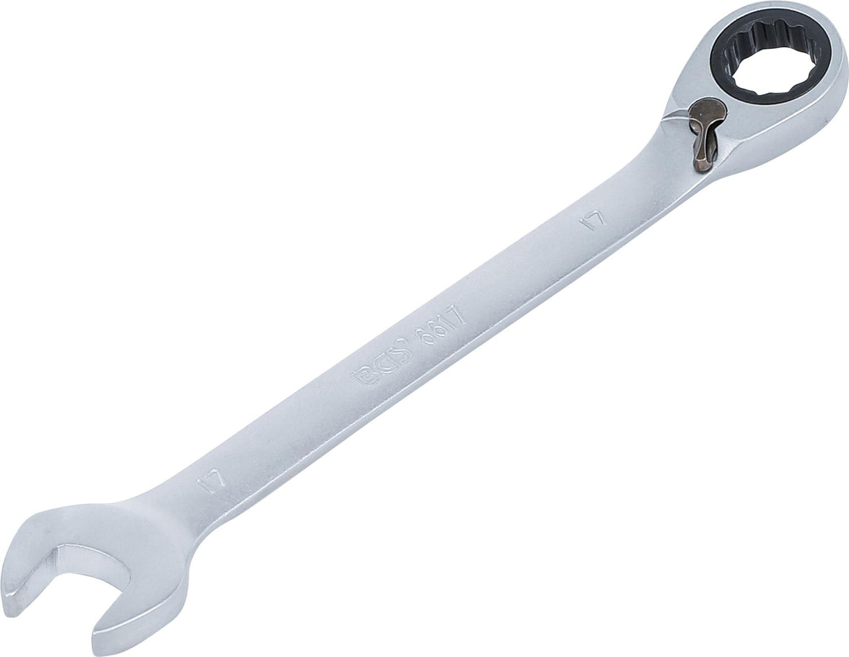 RATCHET COMBINATION WRENCH | REVERSIBLE | 17 MM (6617)