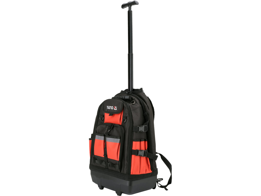 BACKPACK 370X230X570 MM | WITH WHEELS | TELESCOPIC HANDLE | HARD BASE (YT-74288)