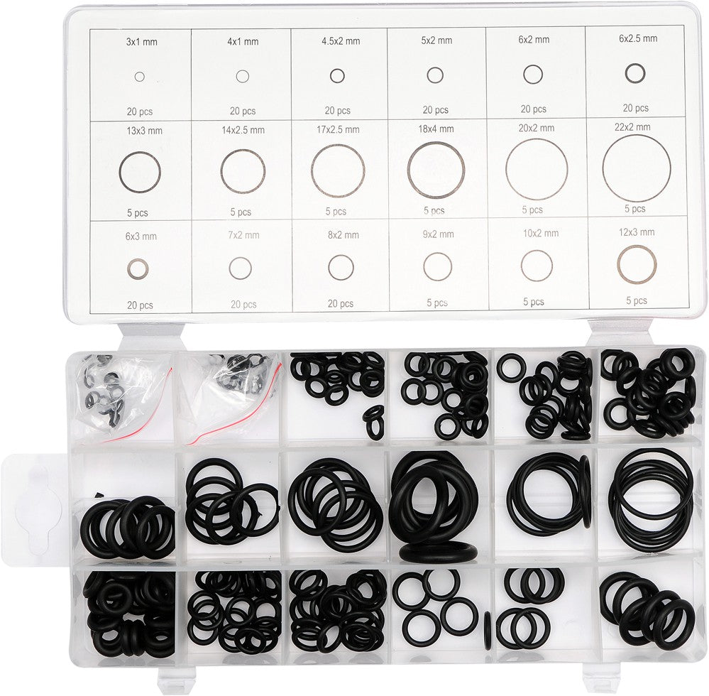 O- RING ASSORTMENT 225PCS (YT-06877)