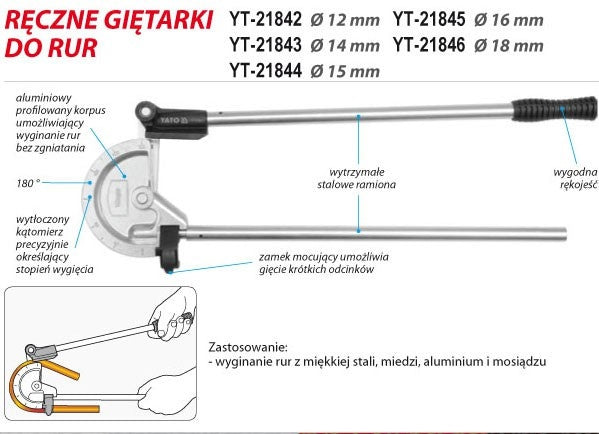 PIPE BENDER 18MM (YT-21846)