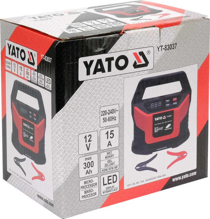 ELECTRONIC BAT CHARGER 12V/2/6/10/15/20A (YT-83037)