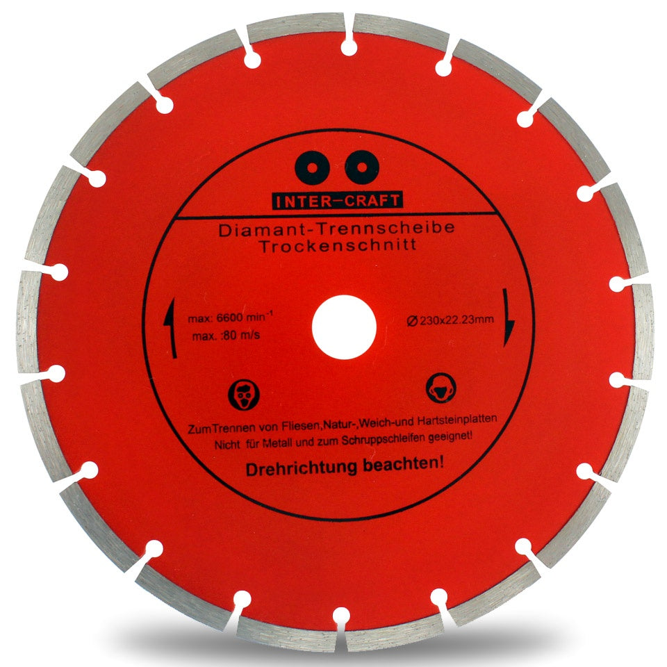 DIAMOND CUTTING DISC 230 MM X1.8X2.7X7.0 (CR0230)