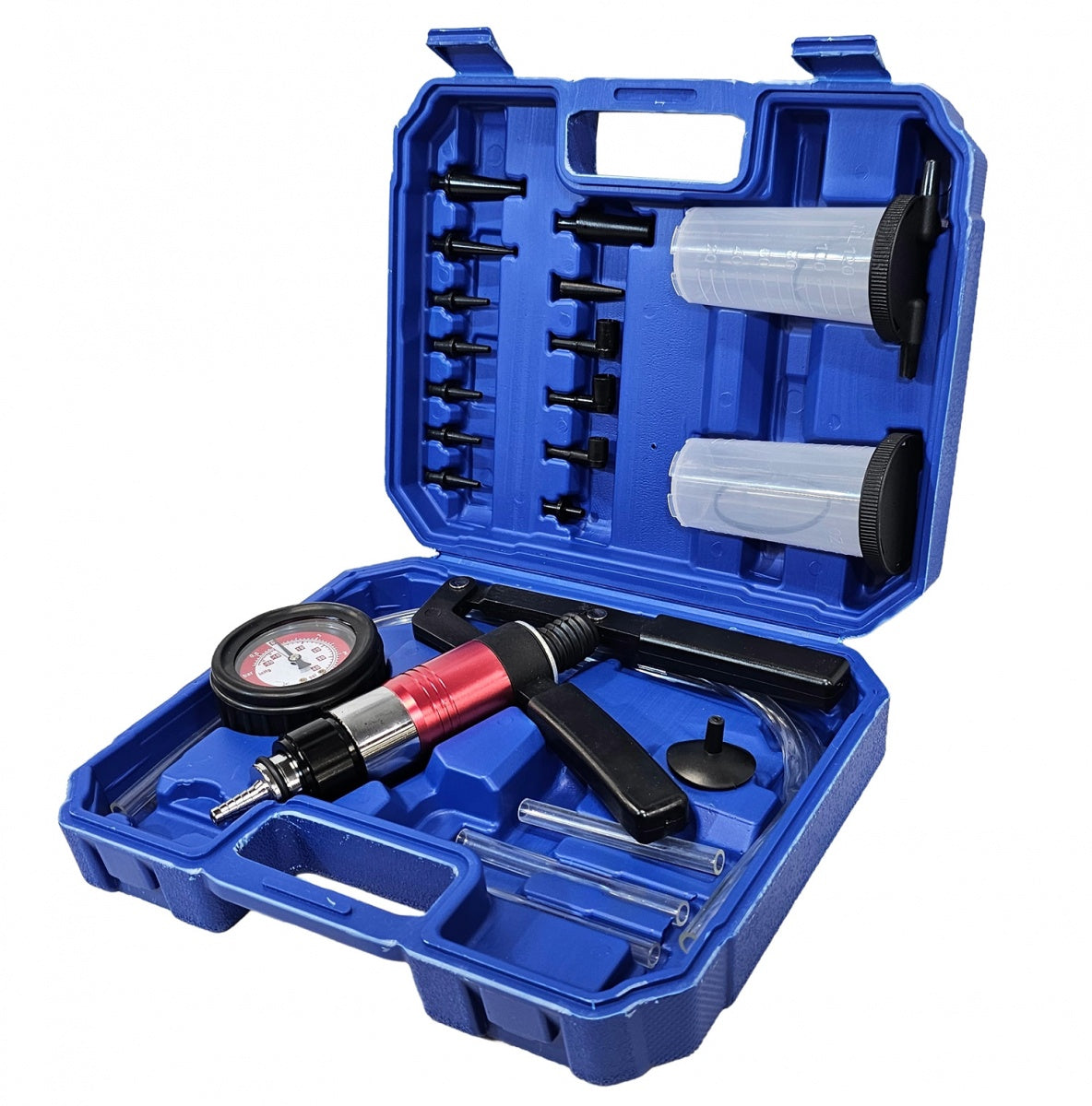VACUUM/PRESSURE GAUGE FOR BRAKE FLUID BLEEDING | DUAL ACTION (HS-A998B)
