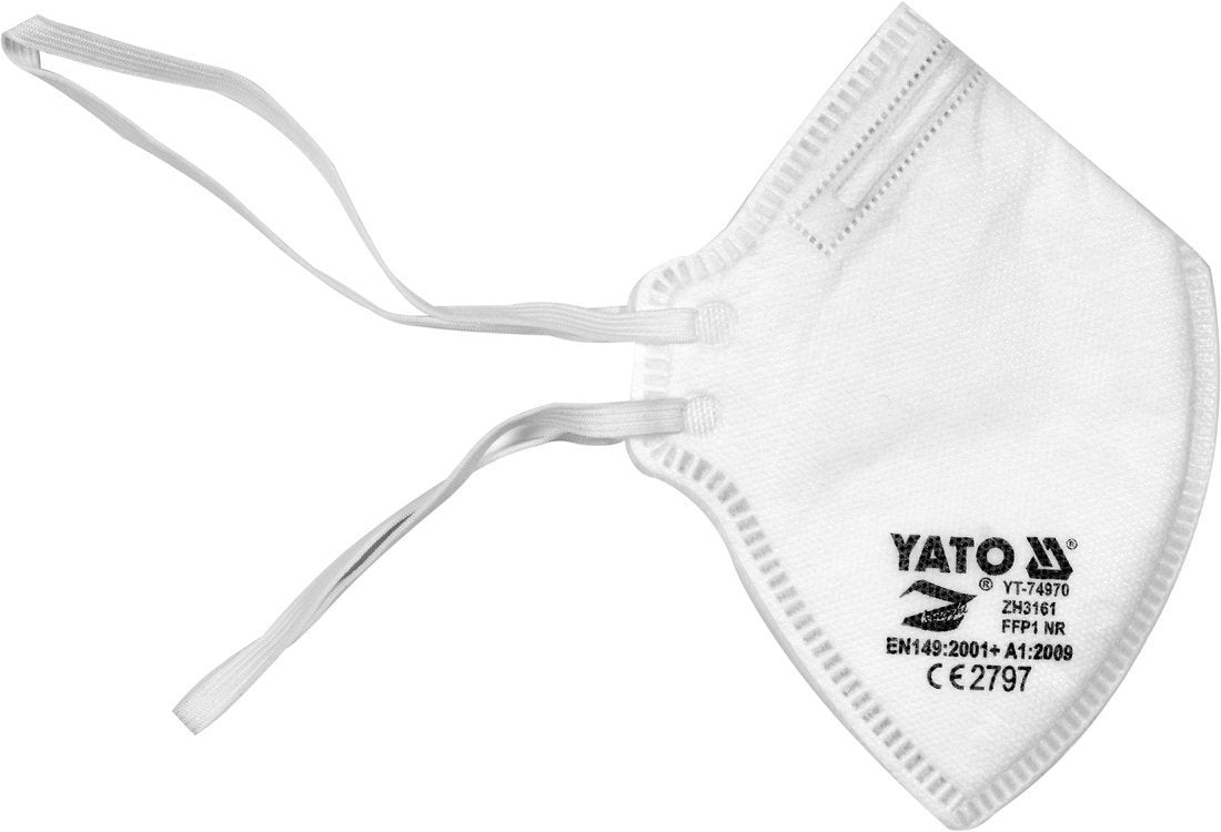 DUST MASKS WITHOUT VALVE | CERTIFIED FFP1 | 5 PCS. (YT-74970)