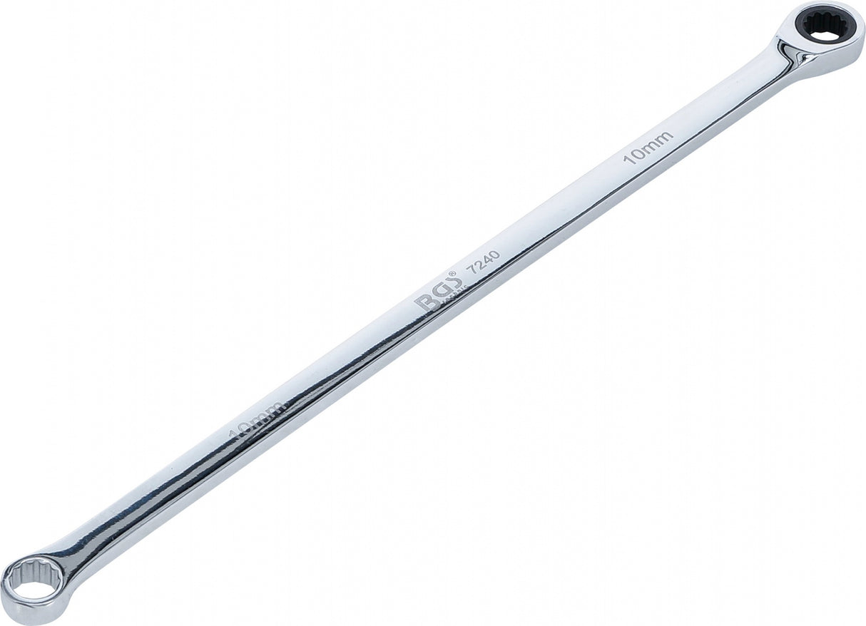 RATCHET RING WRENCH AND RING SPANNER | EXTRA LONG | 10 MM (7240)