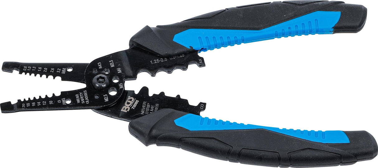 CABLE STRIPPING AND CRIMPING PLIERS | 210 MM (72095)