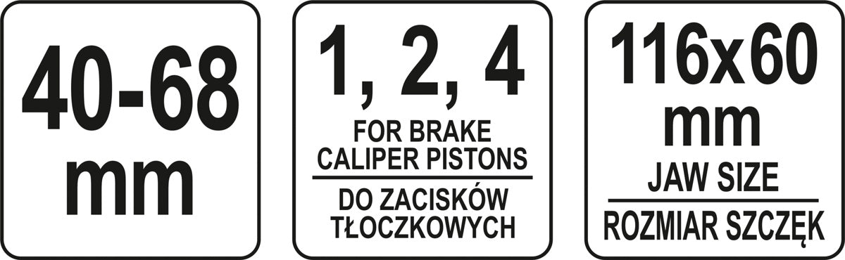 RATCHET BRAKE PISTON TOOL (YT-06805)