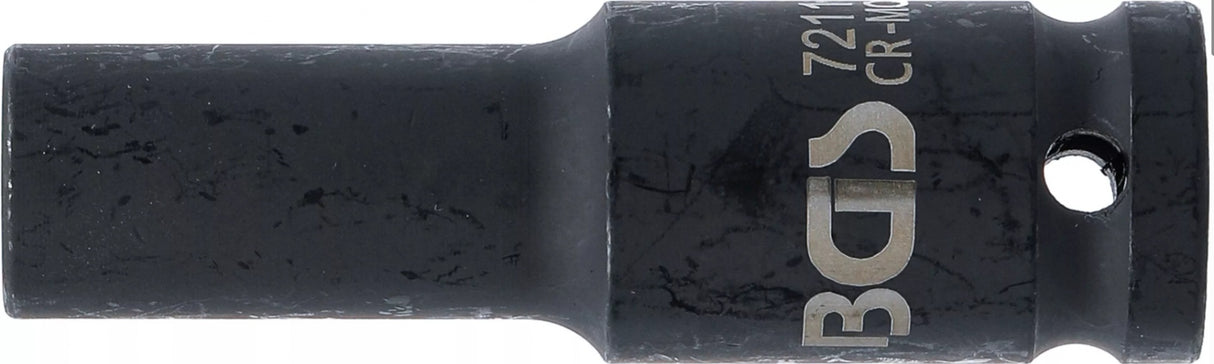 IMPACT SOCKET HEXAGON, DEEP | 12.5 MM (1/2") DRIVE | 11 MM (7211)