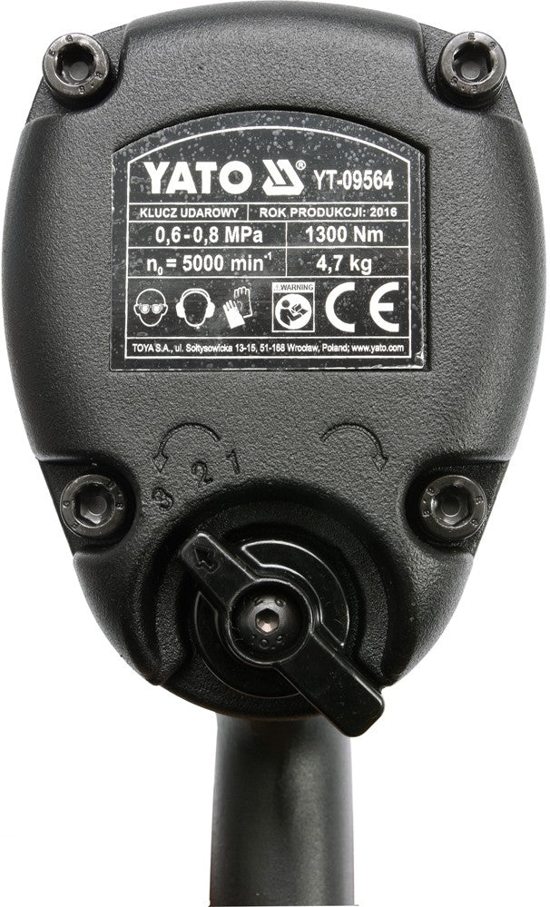 PNEUMATIC IMPACT WRENCH 3/4" 1300NM (YT-09564)