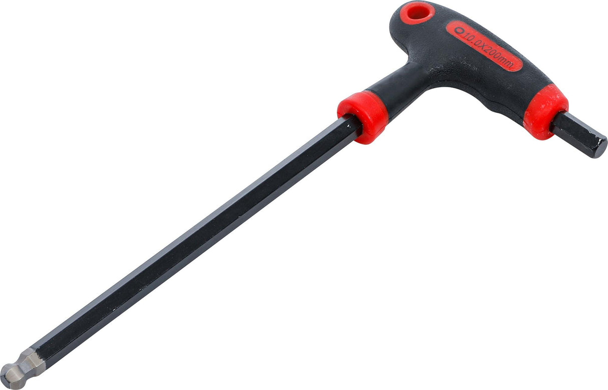 T-HANDLE L-TYPE WRENCH | INTERNAL HEXAGON / INTERNAL HEXAGON WITH BALL HEAD | 10 MM (7882-10)