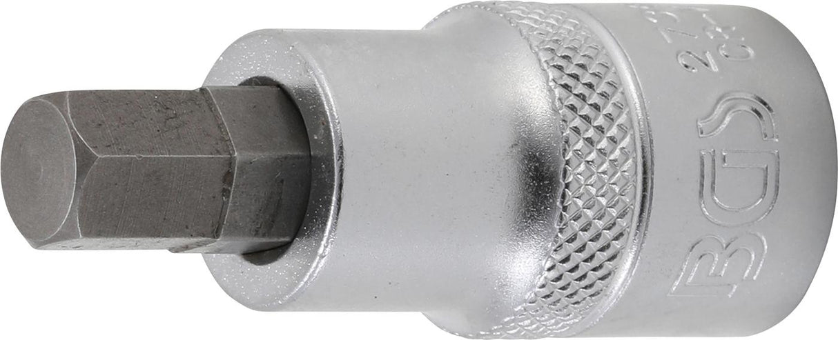 BIT SOCKET | LENGTH 55 MM | 12.5 MM (1/2") DRIVE | INTERNAL HEXAGON 3/8" (2736)