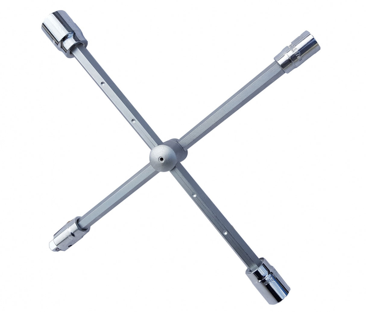 CROSS WRENCH | FOLDING/SLIDING | 17/19/21/24 MM + 1/2" ADAPTER (SK2017083)