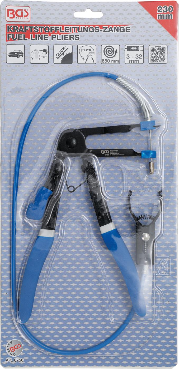 FUEL LINE PLIERS | WITH BOWDEN CABLE | 650 MM (6756)