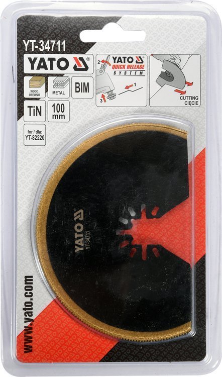 BLADE BIM-TIN W: 100MM (YT-34711)