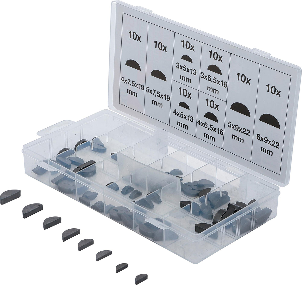 WOODRUFF KEY ASSORTMENT | 80 PCS. (8117)
