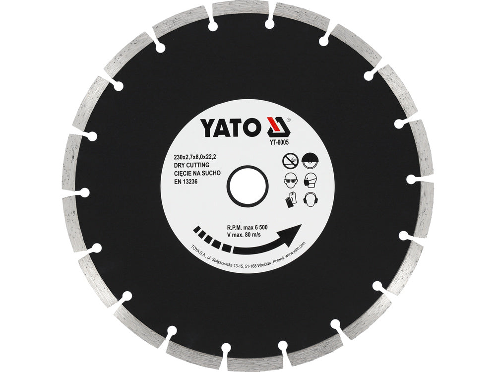 DIAMOND BLADE SEGMENTED - HS 230 (YT-6005)