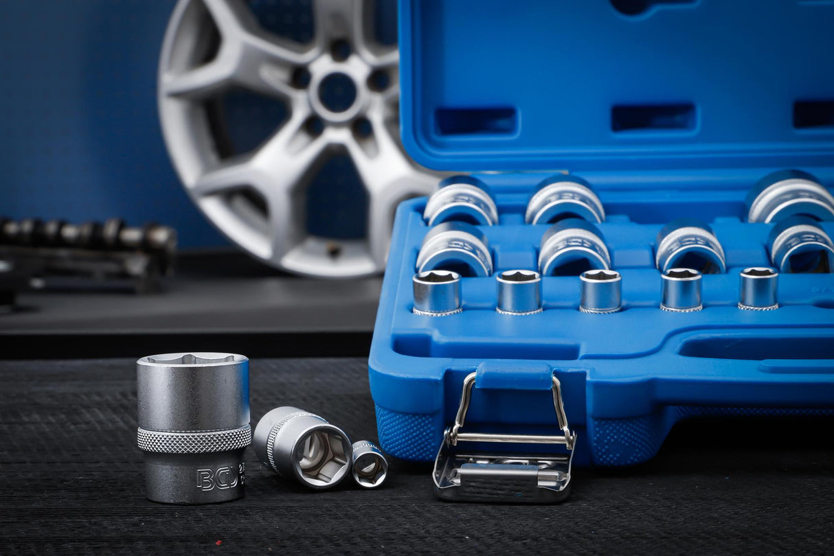SOCKET SET, HEXAGON | 6.3 MM (1/4") / 12.5 MM (1/2") DRIVE | INCH SIZES | 24 PCS. (2246)