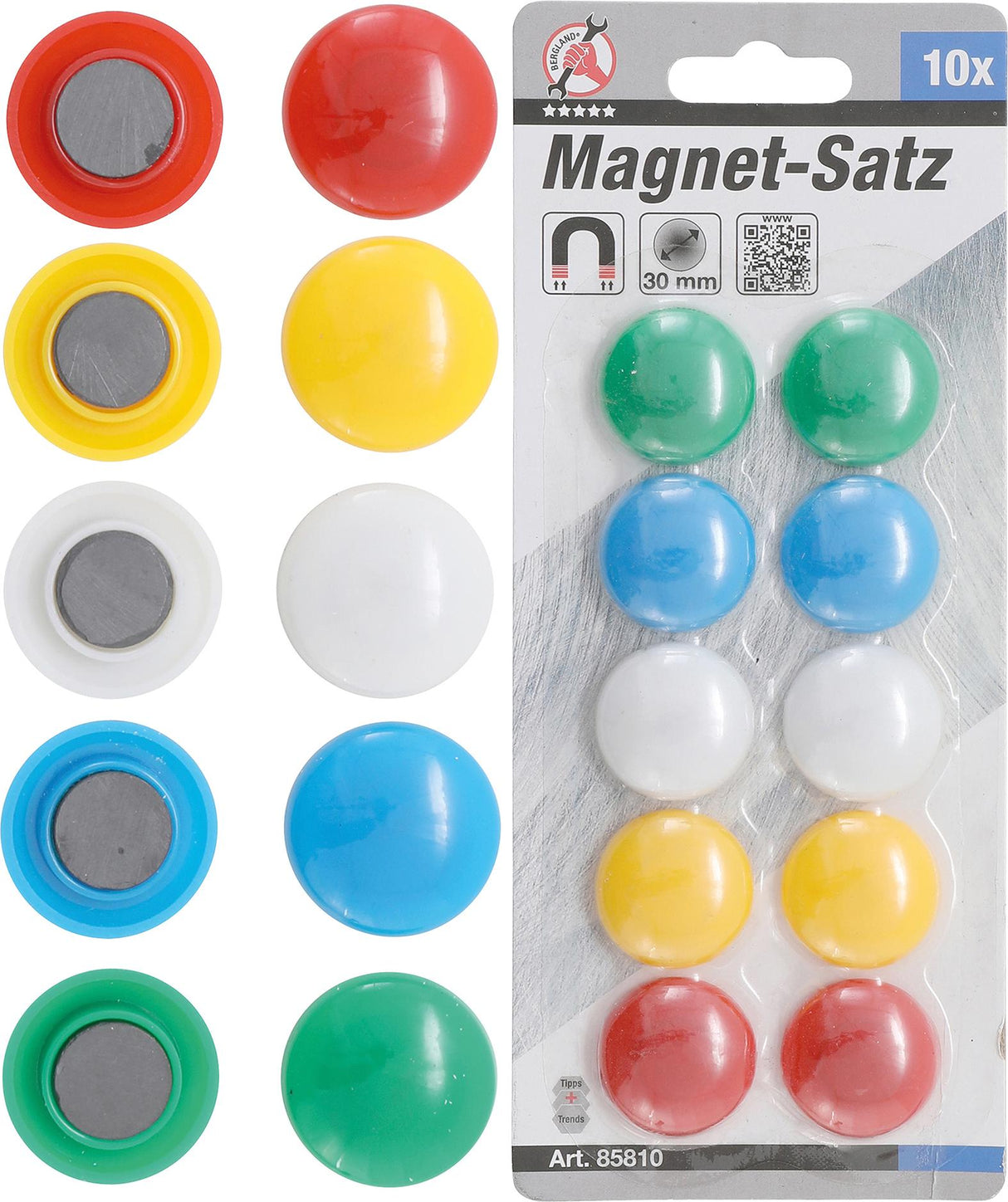 MAGNET SET | Ø 30 MM | 10 PCS. (85810)