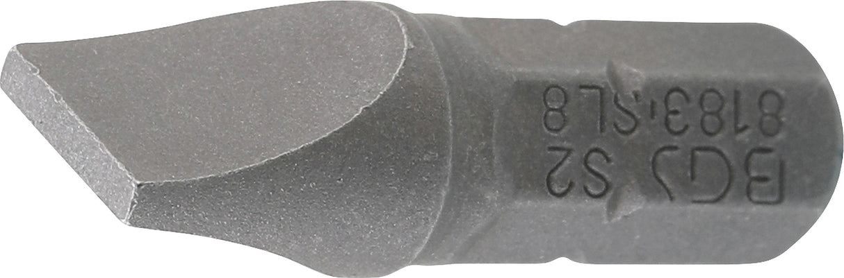 BIT | LENGTH 25 MM | 6.3 MM (1/4") DRIVE | SLOT SL 8 MM (8183)