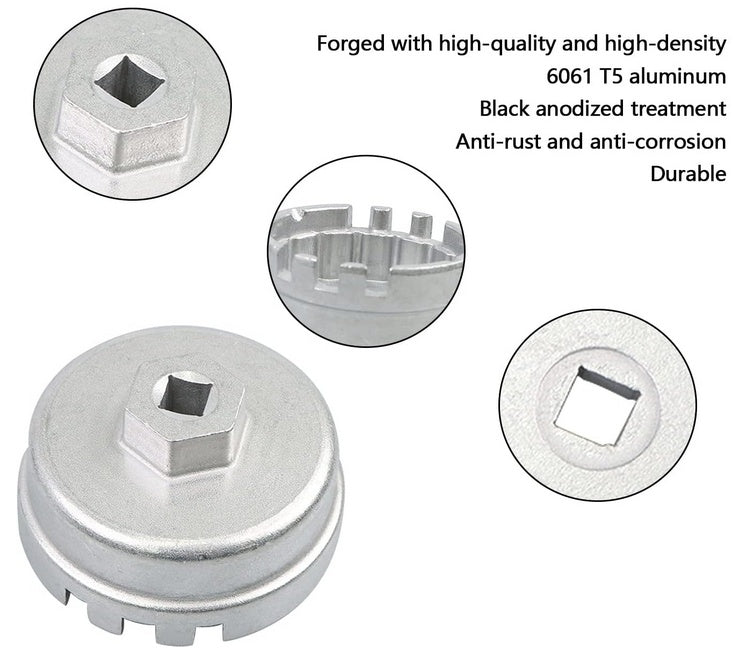 OIL FILTER CAP | 14-POINT | Ø 64.5 MM | TOYOTA (OFW-65)