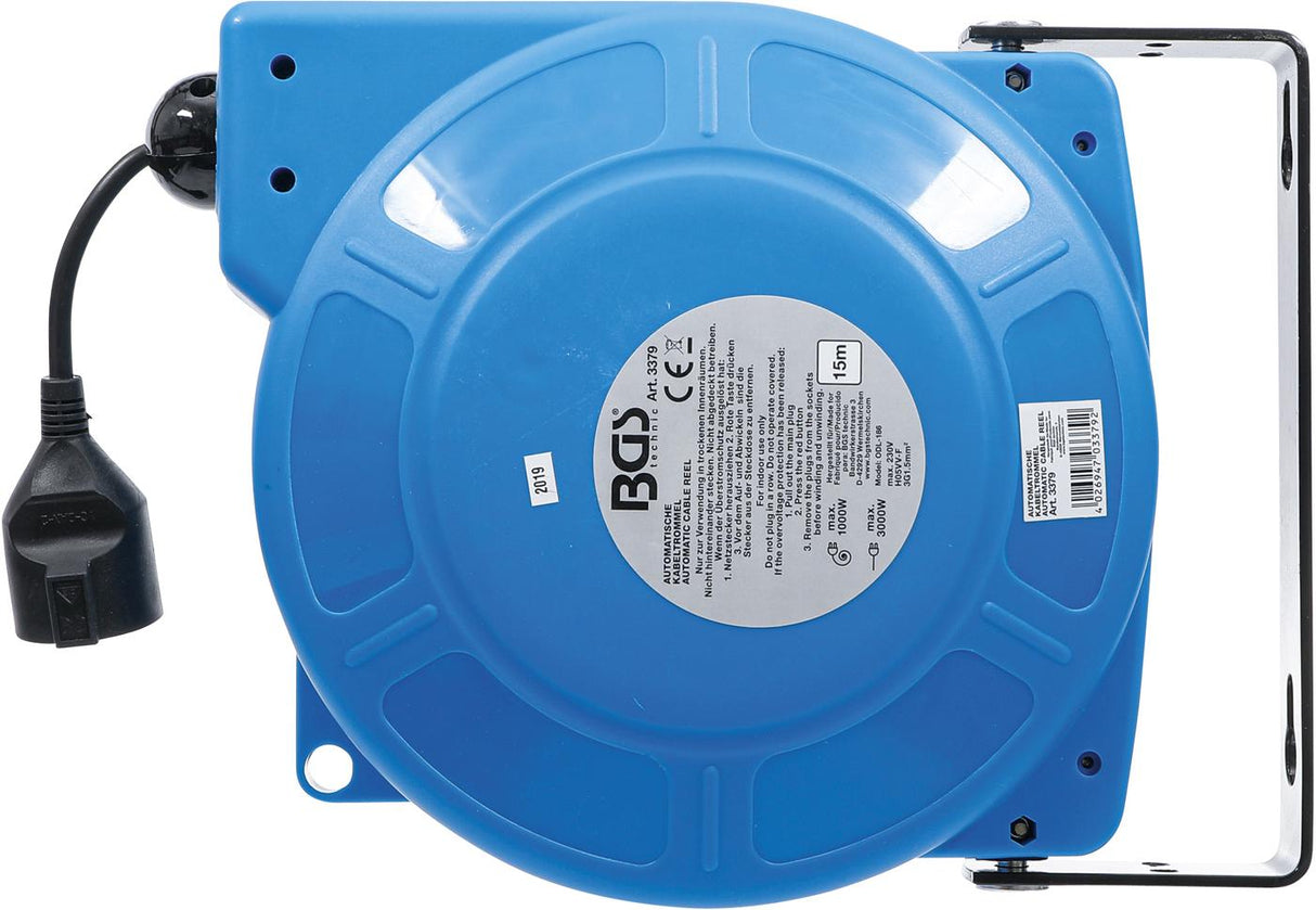 AUTOMATIC CABLE REEL | 15 M (3379)